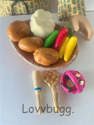 Kitchen Accessories & Foods Set B for 18 inch American Girl Josefina Doll