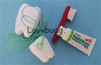 Red Toothbrush Care Kit