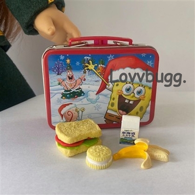 Spongebob Lunchbox with Lunch
