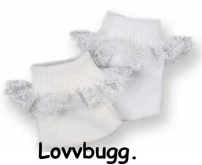 White Socks with Lace