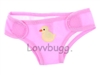 Pink Diaper with Duck