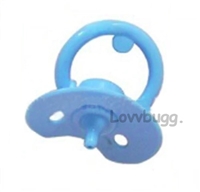 Blue Pacifier Dummy for Bitty Baby Born Doll Accessory