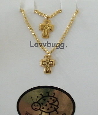 Mini Gold Cross Necklaces