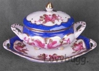 Blue Soup Tureen for American Girl 18 inch Doll Food Accessory