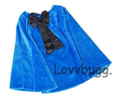 Gorgeous Blue Velvet Skirt for American Girl 18 inch Doll Clothes