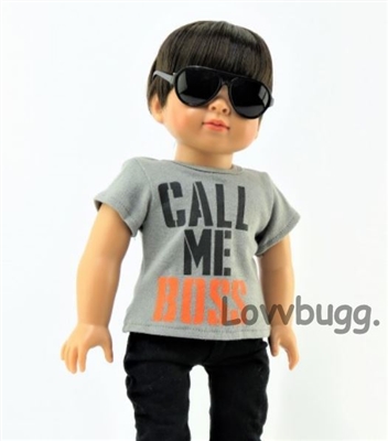 Springsteen Boss T Shirt for American Girl or Boy Logan 18 inch Doll Clothes