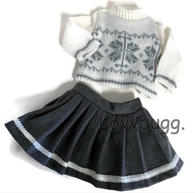 Snowflake Sweater  and Skirt