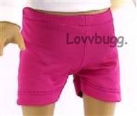 Hot Pink Shorts for American Girl 18 inch or Baby Doll Clothes