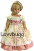 Rose Colonial / Belle Gown for American Girl 18 inch Doll Clothes