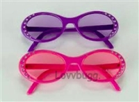 2 pairs Purple and Pink Sunglasses