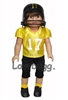 Complete Yellow and Black Football Uniform for American Girl 18 inch Doll Clothes