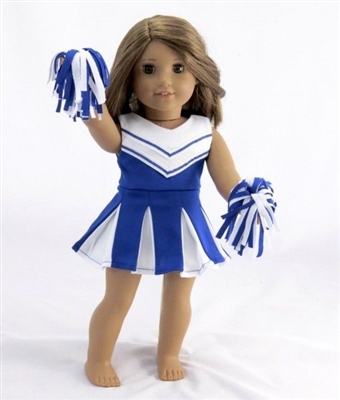 Royal Blue Cheerleader Costume