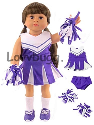 Purple Cheerleader Costume