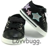 Black Sparkle Stars Sneakers