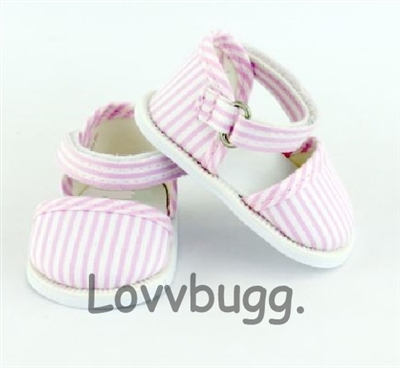 Pink Stripes Sneakers Sandals