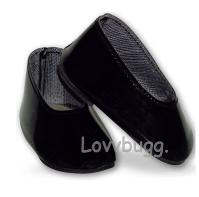 Economy Black Slip-ons