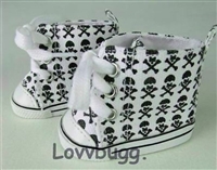 Skull Hi-Top Sneakers