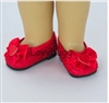 Red Glitter with Heart Shoes