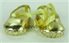 Gold 'Hard Toe' Pointe Ballet Slippers