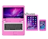 Pink Laptop Computer Tablet Phone Set  for 18 inch American Girl Doll Accessory