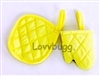 Yellow Oven Mitt Set