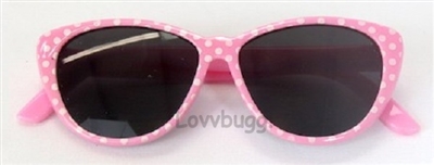 Pink Polka Dot Sunglasses