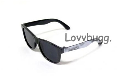 Wayfarer Sunglasses Marble Legs for American Girl 18 inch Accessory