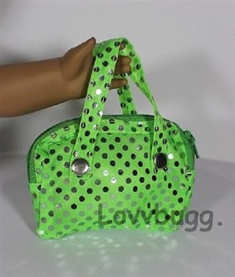 Lime Green Sequins Purse