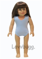 Luna Brown Hair Blue Eyes Brown Skin Girl 18 inch Doll Same Quality as Mattel's American Girls