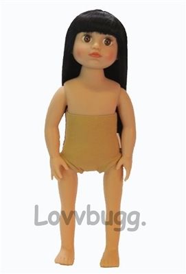 Lily 18 inch Doll Black Hair and Brown Eyes Quality Equal to Madame Alexander