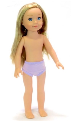 Rosie Blue Eyes/ Blonde Hair 14 inch Doll same Quality as Wellie Wishers by American Girl