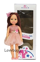 Boxed Lily 14 inch Doll Auburn Hair Green Eyes like Wellie Wishers