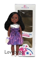 Maggie 14 inch African American Doll like Wellie Wishers by American Girl