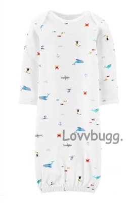 Sea Life Baby Gown