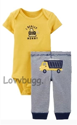 Dig Mommy Baby Onesie Set