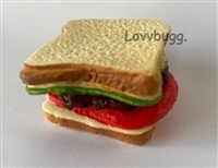 Sandwich for American Girl 18 inch School Lunch Doll Food Accessory