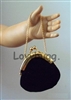 Black Velvet Purse