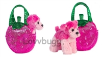 Pink Dog in Strawberry Purse