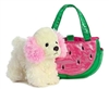 Poodle in Watermelon Purse