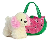 Poodle in Watermelon Purse