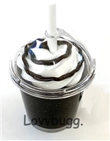 Java Dark Frapuccino Fancy Coffee Drink for American Girl 18 inch Doll Food Accessory