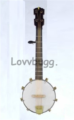 5-inch Banjo Mini for Collectors and Mini American Girl Dolls Accessory