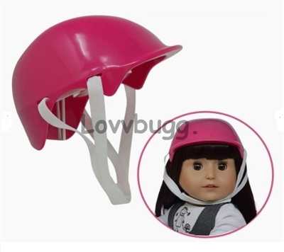 Pink Bike Helmet for15 to 18 inch Doll