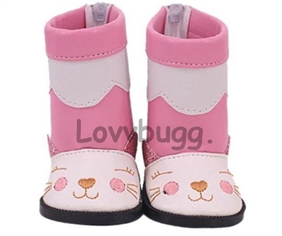 Pink Kitty Cat Boots