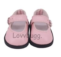 Lt Pink Matte Mary Janes