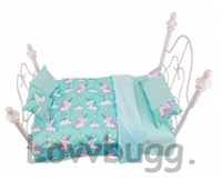 Unicorns Bedding 15 to 18 American Girl Doll Furniture Accessory