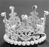 Silver Crown with Pearls