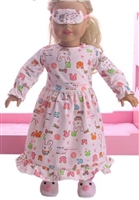Bunnies Nightgown with Mask