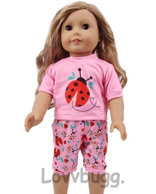 Pink Ladybug Pajamas