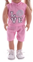 Pink LOVE Sports Uniform